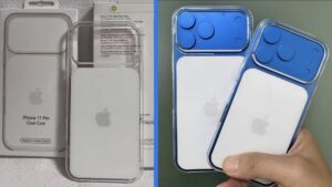 Priehľadné puzdro pre iPhone 17 Pro a 17 Pro Max