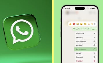 WhatsApp pripomenutie správy