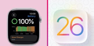 watchOS 26 upozornenie na slabé nabíjanie