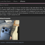 iPhone modrý strata farby