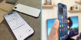 iPhone Air obrazovka