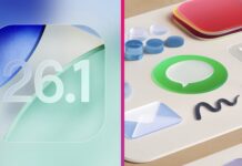 iOS 26.1 liquid glass