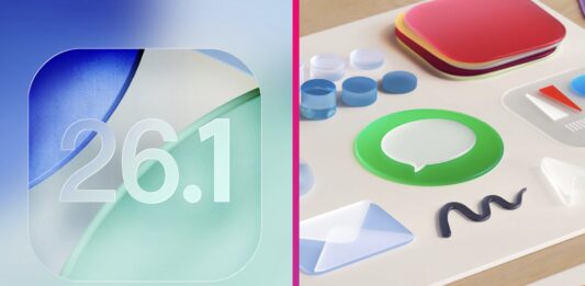 iOS 26.1 liquid glass