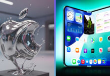 Liquid metal / iPhone Fold