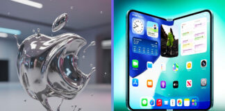 Liquid metal / iPhone Fold