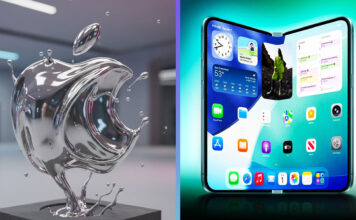 Liquid metal / iPhone Fold