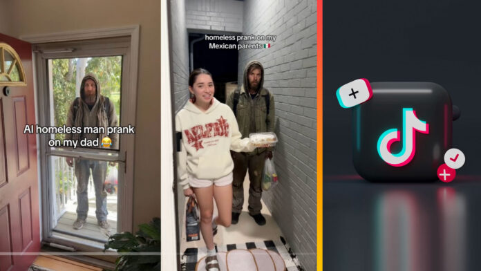 Homeless bezdomovec prank tiktok Homeless bezdomovec prank tiktok