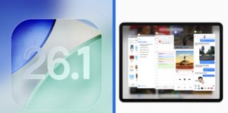 iPadOS 26.1 Slide Over