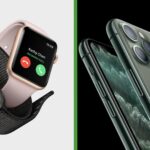Apple Watch Series 3 a iPhone 11 Pro