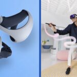 Logitech Muse a PS VR2 Sense pre Apple Vision Pro