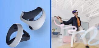 Logitech Muse a PS VR2 Sense pre Apple Vision Pro