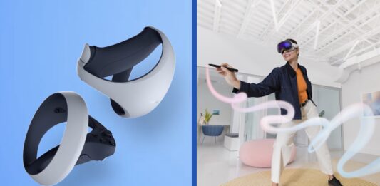 Logitech Muse a PS VR2 Sense pre Apple Vision Pro