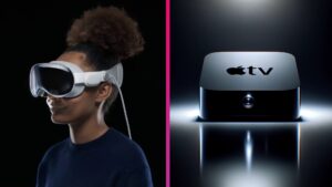 Apple Vision Pro a Apple TV s kamerou