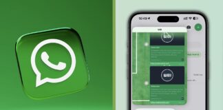 WhatsApp dizajn Liquid Glass