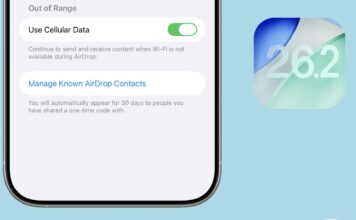 iOS 26.2 AirDrop
