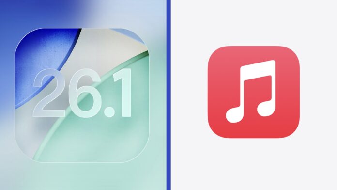 iOS 26.1 Apple Music iOS 26.1 Apple Music