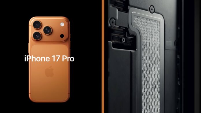 iPhone 17 Pro parná komora