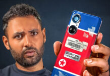 Severná kórea smartfón