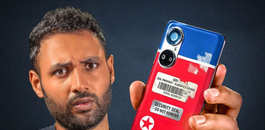 Severná kórea smartfón