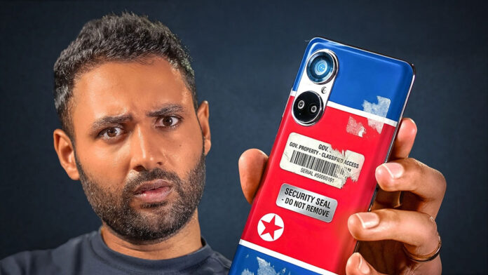 Severná kórea smartfón