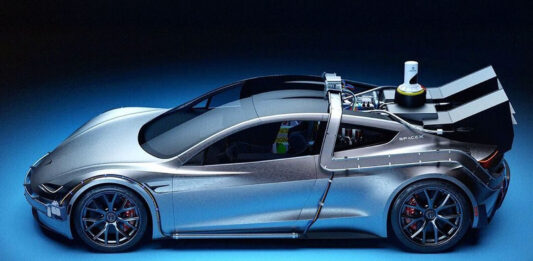 Takto vyzerá Tesla Roadster zrýchľujúca z 0-100 km/h za 1,1 sekundy.