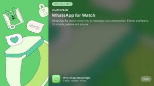 WhatsApp pre Apple Watch