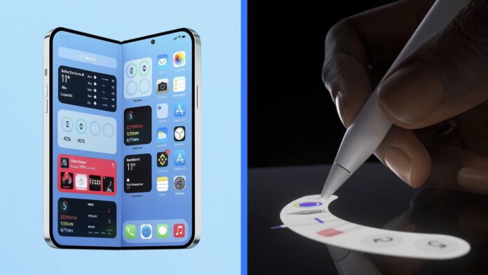 Podpora Apple Pencil pre skladací iPhone