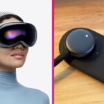 Apple Vision Pro v čiernej farbe