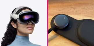 Apple Vision Pro v čiernej farbe