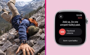 Apple Watch detekcia pádu