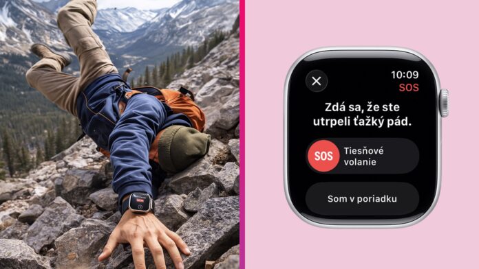 Apple Watch detekcia pádu Apple Watch detekcia pádu