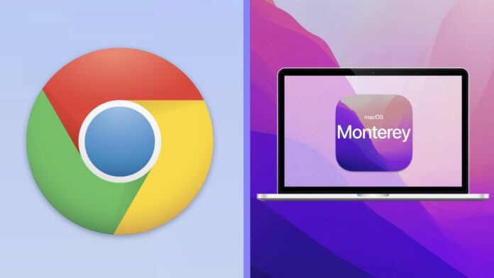Google Chrome macOS Monterey