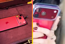 červený iPhone 17 Pro