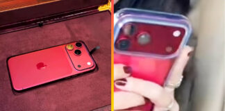 červený iPhone 17 Pro