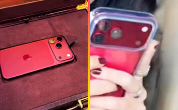 červený iPhone 17 Pro