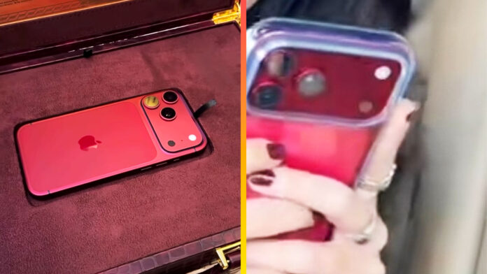 červený iPhone 17 Pro