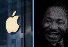 Apple Logo Martin Luther King Jr.