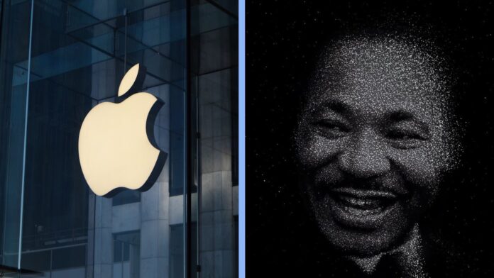 Apple Logo Martin Luther King Jr. Apple Logo Martin Luther King Jr.