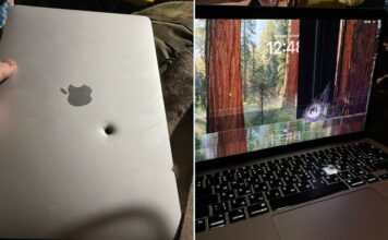 MacBook Air zastavil fragment granátu. Ukrajinský vojak tvrdí, že mu zachránil život MacBook záchrana života