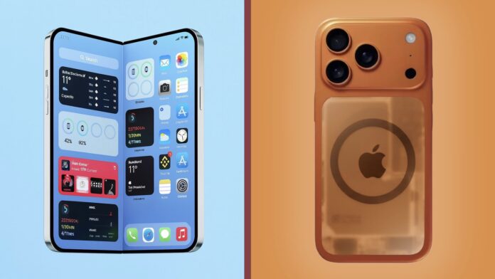 skladací iPhone a iPhone 18 Pro