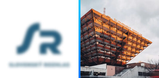 Slovenský rozhlas a televízia logo (STVR)