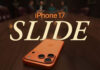 iPhone 17 slide