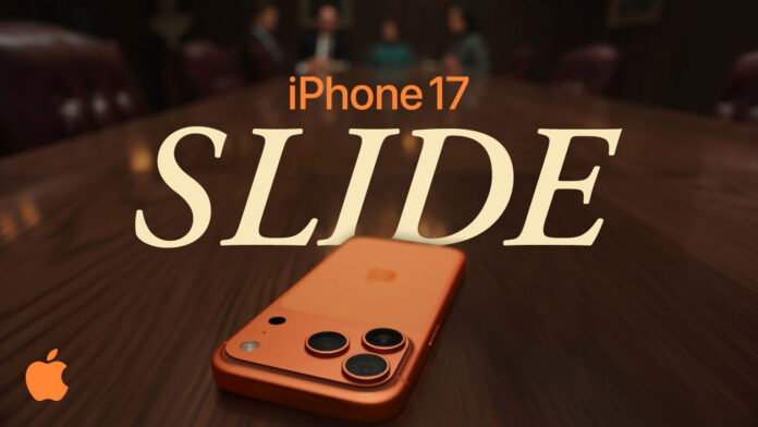 iPhone 17 slide