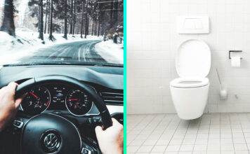 ŠOKUJÚCI OBJAV! Potrebujete na WC? Za volantom ste rovnako nebezpečný ako opitý vodič. soférovanie toaleta