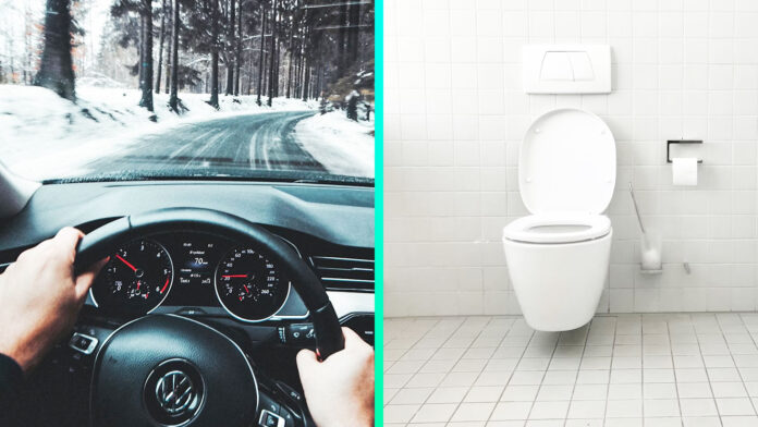 soférovanie toaleta