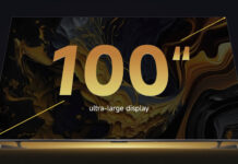Domáce kino snov je konečne realitou: Xiaomi TV Max 100″ v brutálnom výpredaji Detailný pohľad na 100-palcový televízor Xiaomi TV Max 2025 v obývačke.