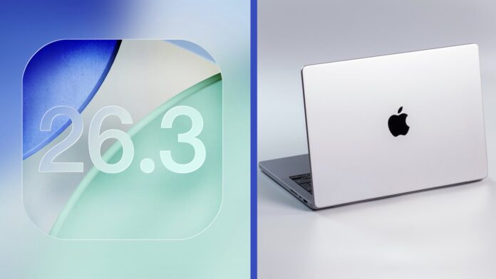 iOS 26.3 MacBook Pro