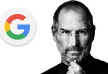 Steve Jobs nebol posadnutý iba Apple: Donútil Google zmeniť logo Apple