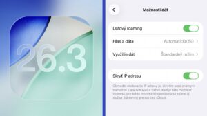 iOS 26.3 nastavenie