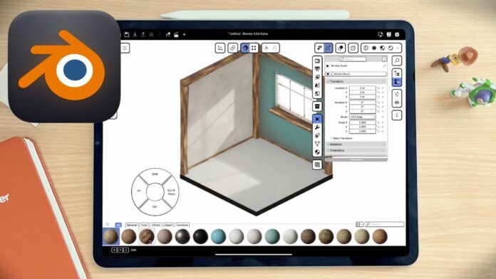 Blender iPadOS
